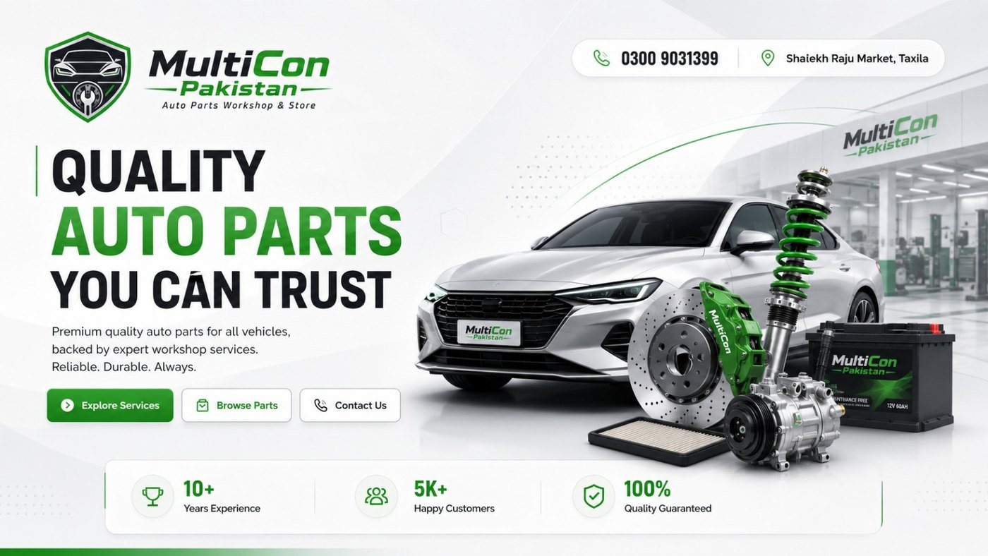 Quality Auto Parts You Can Trust — MultiCon Pakistan